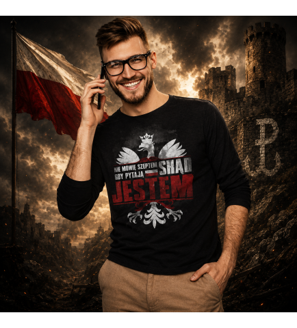 LONGSLEEVE PATRIOTYCZNY  NIE MÓWIĘ